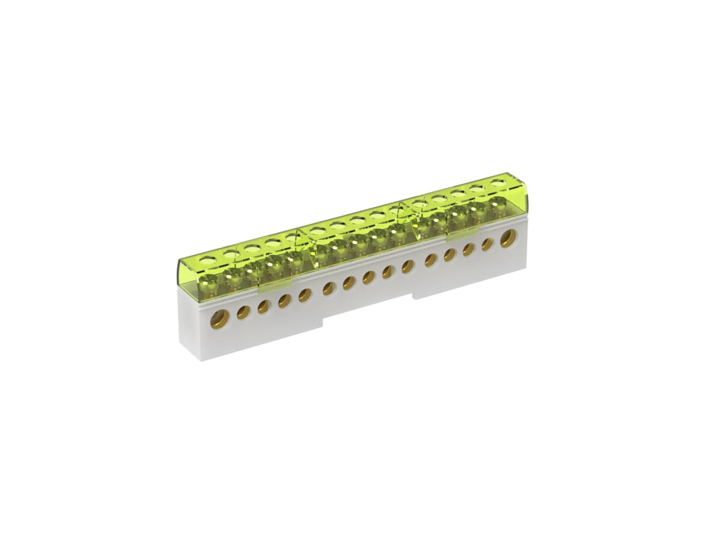 TEKNOMEGA SRL TKGITB1010 MORSETTIERA UNIP.ISOLATA 80A 15 FORI GRI