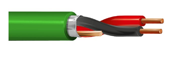 ITC INDUSTRIA TECNIC - ITCVC2BK 1X2X0,80 LSZH VERDE