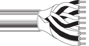 ITC INDUSTRIA TECNIC - ITCVC8BUVEM100 2X1,5 + 3X2X0,35 VERDE PVC MAT. 100 ECA