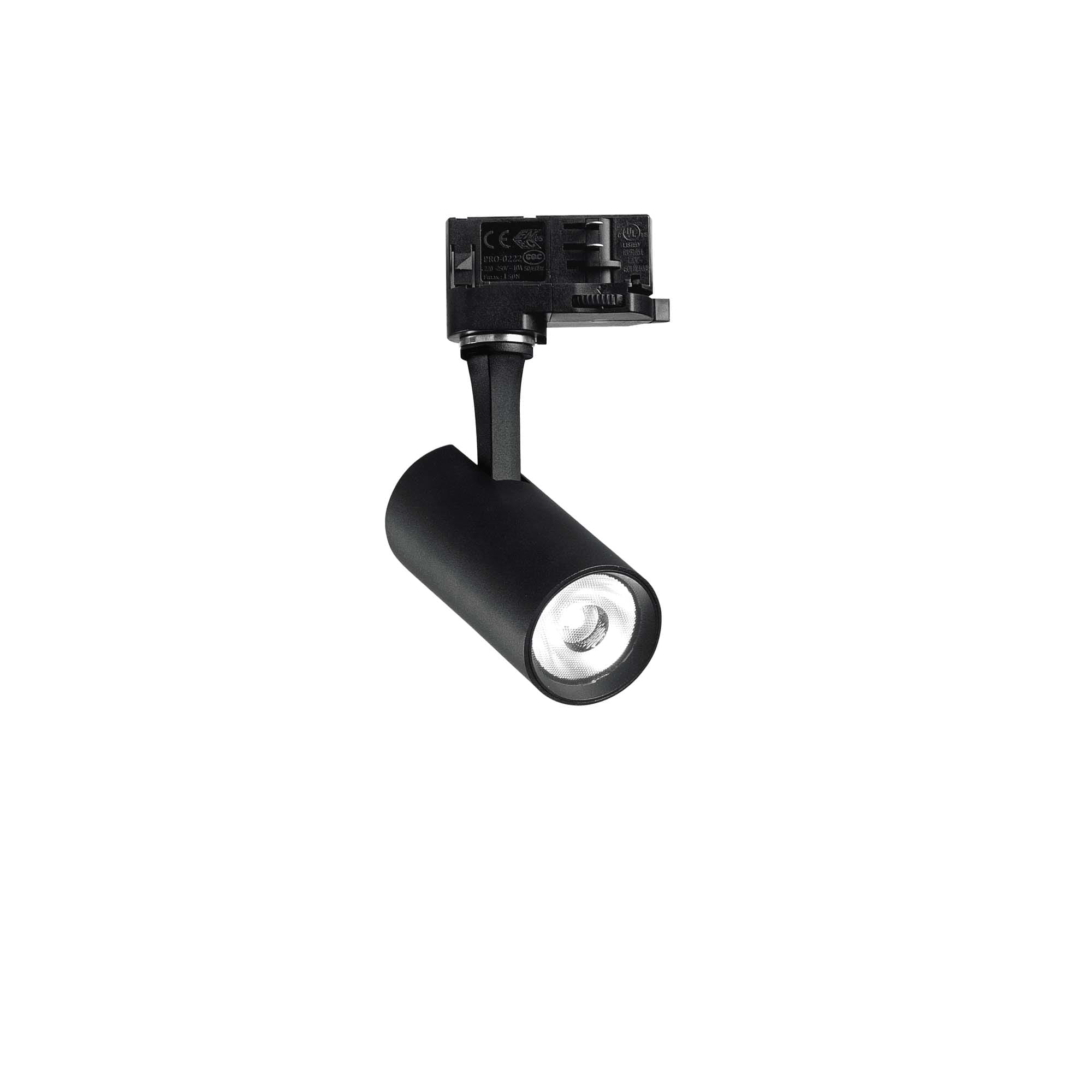 IDEAL LUX SRL IUX340838 FOX TR 3-PHASE 08W CRI90 2700K ON-OFF BK