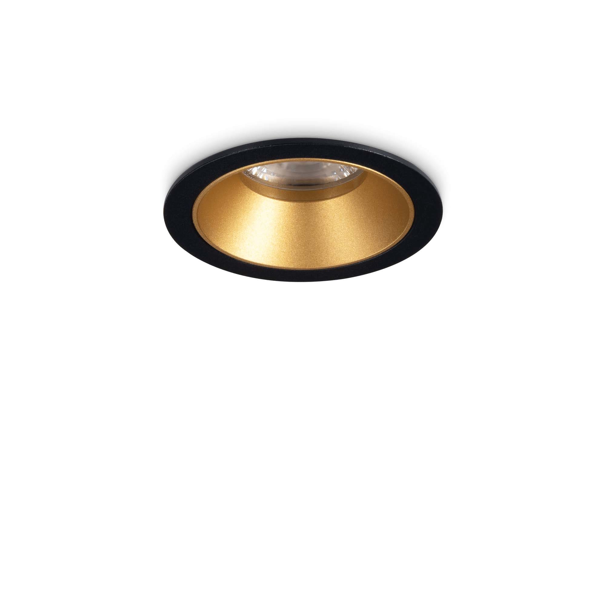 IDEAL LUX SRL IUX349077 GAME TRIM ROUND 05W 3000K BK GD