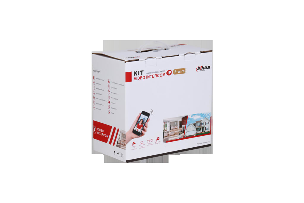 DAHUA TECHNOLOGY - DUHM-0015700 KTD01S: KIT VIDEOCITOFONICO IP/BIFILARE