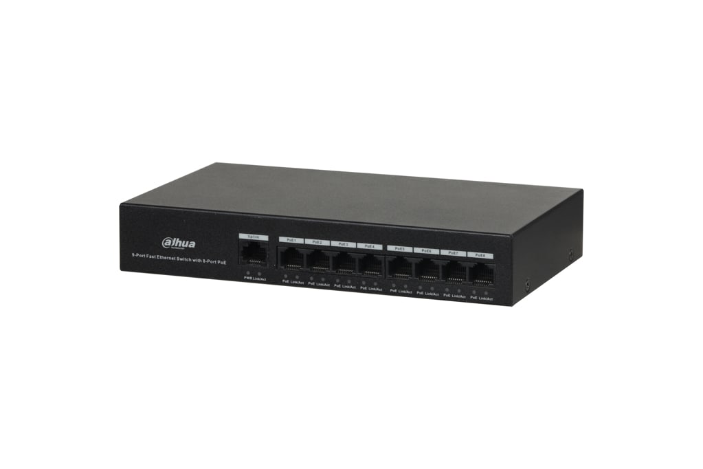 DAHUA TECHNOLOGY - DUHM-0022989 PFS3009-8ET-65: SWITCH LAYER 2 UNMANAGED