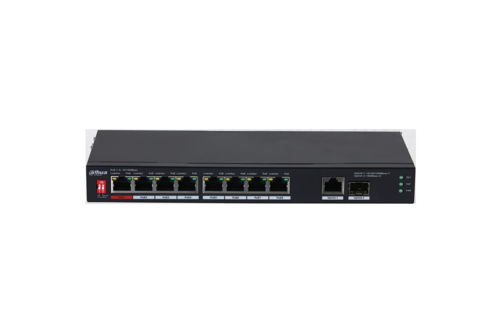 DAHUA TECHNOLOGY - DUHM-0026838 PFS3110-8ET1GT1GF-96: SWITCH UNMANAGED C