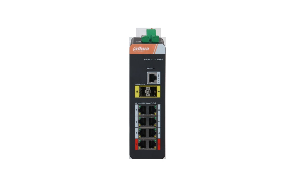 DAHUA TECHNOLOGY DUHM-0030994 IS4210-8GT-120: SWITCH INDUSTRIAL LAYER