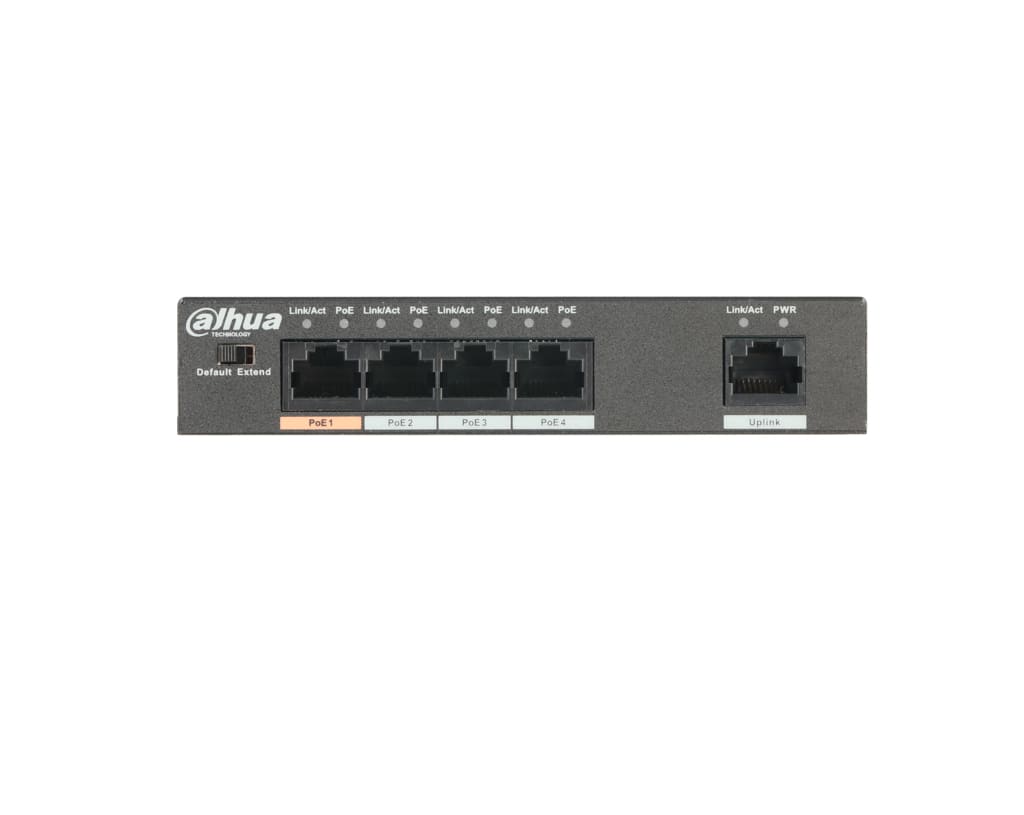 DAHUA TECHNOLOGY DUHM-0014013 PFS3005-4ET-60: SWITCH 4 PORTE POE UNMAN