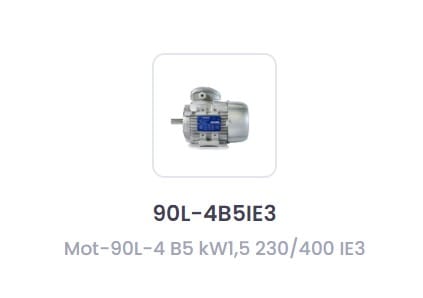 MOTIVE SRL - MOT90L-4B5IE3 MOT-90L-4 B5 KW1,5 230/400 IE3