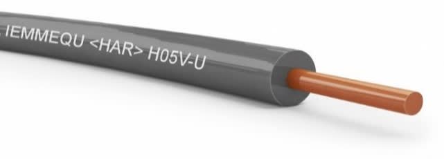 CAVO IN MATASSA - FF5H05VU11B H05VU 1X1 BIANCO RIGIDO