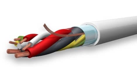 ITC INDUSTRIA TECNIC - ITCIQ-02BZM100 2X0,22 LSZH BIANCO MAT. 100 B2CA-S1A,D1,