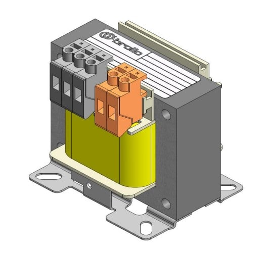 BROLLO SIET SRL BST801001 TRASFO 2F 100VA VIN0.230.400 VOUT0.24