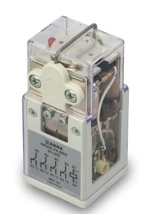 A.M.R.A. SPA AMROKSFC12E50-C125 RELE MONOSTAB. 12C 125VCC + DIODO + LED