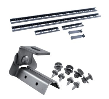 SUNWOOD SRL - SWO0616410 STAFFA BASE PER PANNELLO F-L - SU LAMIE