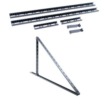 SUNWOOD SRL - SWO0616440 STAFFA BASE PER PANNELLO F-L - PER TETTO