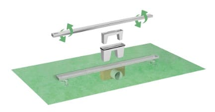 GEBO ITALIA GEI21.684.700 CANALINA SMART LINE CON GRIGLIA INOX E V