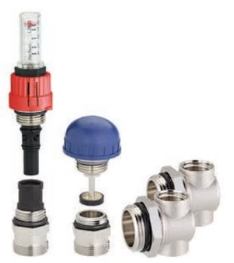 F.I.V. - FVR01300020 KIT 1 VIA 4 l/min COL.OTTONE 1 1/4 24x19