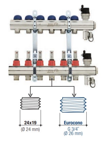 F.I.V. - FVR9879R007 COL.OT.1 1/4 24X19 PRE. MIS. 7V