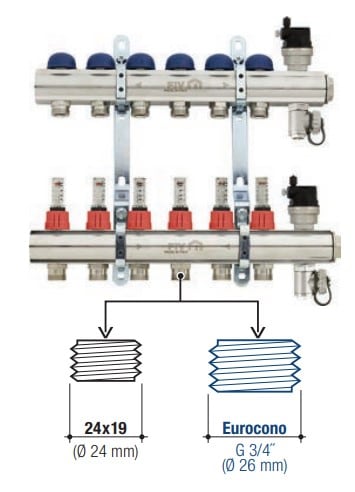 F.I.V. - FVR9880R009 COL.OT.1 1/4 3/4EK PRE. MIS. 9V