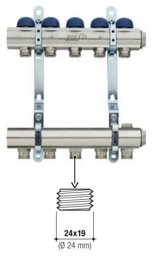 F.I.V. - FVR9879R110 COL.OT.1 1/4 24X19 PRE.DIS.CONTR.ER-F10V