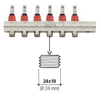 F.I.V. - FVR9867R002 COL.OT.1 24X19 MAN. MIS. 2V