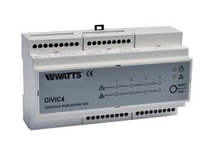 WATTS INDUSTRIES ITA WAT0940504 RILEVATORE GAS CIVIC4 4 SENSORI