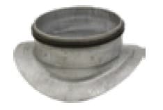 IRSAP - 3IRDLZMAS252000 MANICOTTO A SELLA IN LAM. ZINC.D250/200