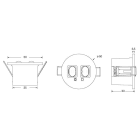 PERRY PER1LEVSA3 LAMP INV INC 2LED 120LM 3H AREA AUTO