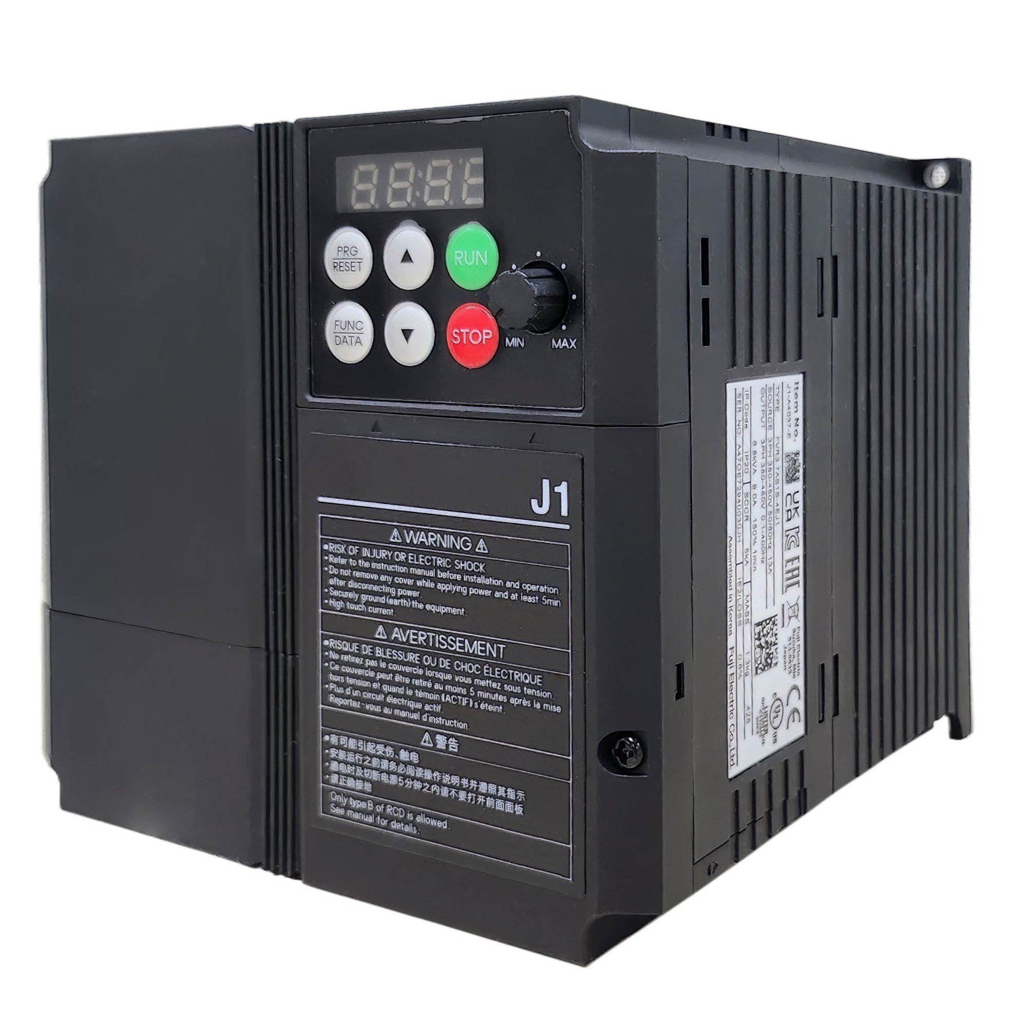 OMRON OMRJ1A4037E INVERTER J1, 400V, 3-PH, 3,7KW, 10,5A