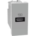 BTICINO BTIJG4192AC MATIX GO - CARIC. USB A+C 1M GRIGIO 20W