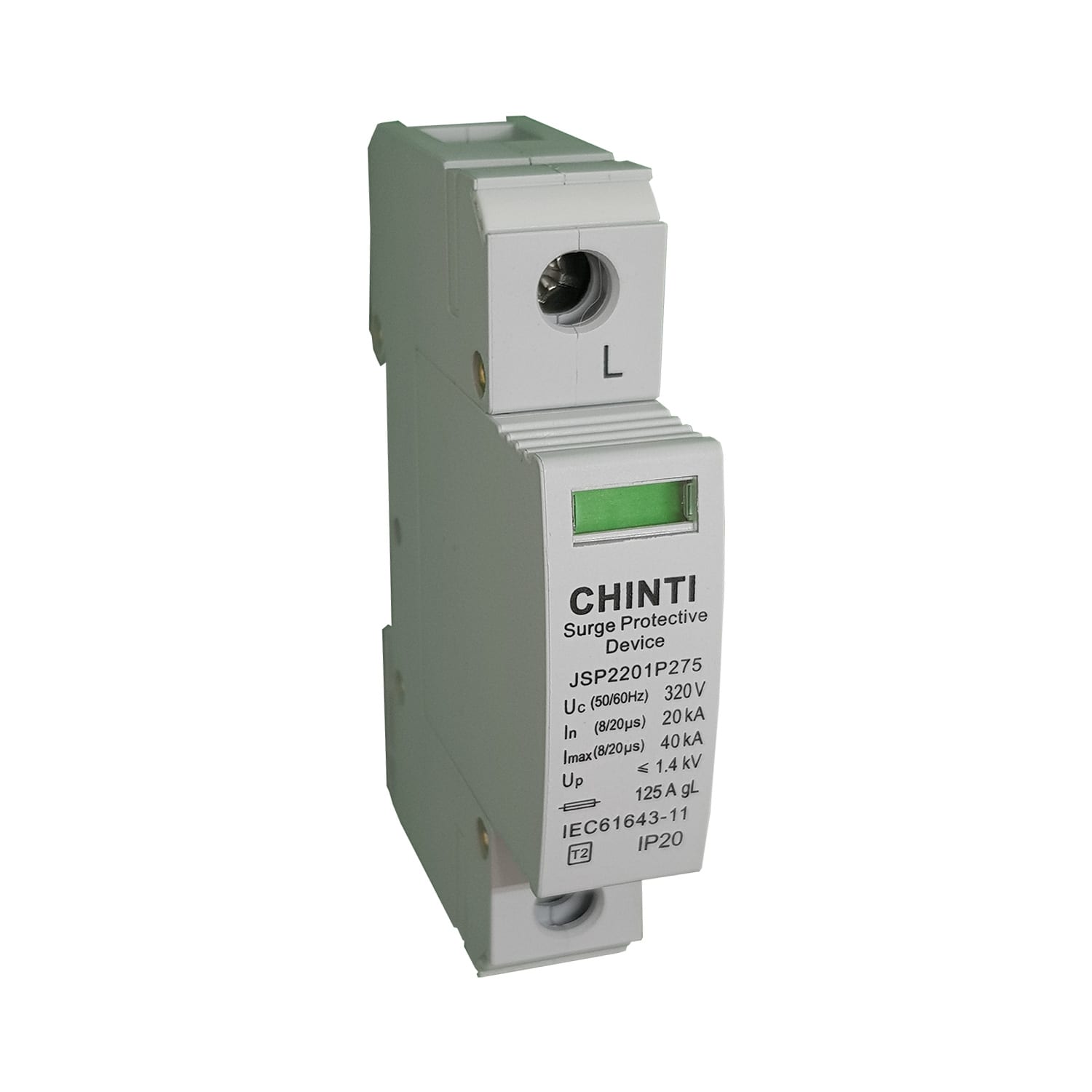 CHINT ITALIA INVESTM - CHT81309 JSP2201P275 -SPD TIPO2 40KA 1P 275VAC