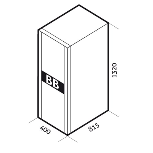RPS(RIELLO UPS) - RIEK132240PL52F BTC 1320 240V BB L5 2F