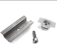 SUN-AGE SRL USNK500D31-M-35 KIT MORS. CENT. ACCIAIO PLASTICA H35 MON
