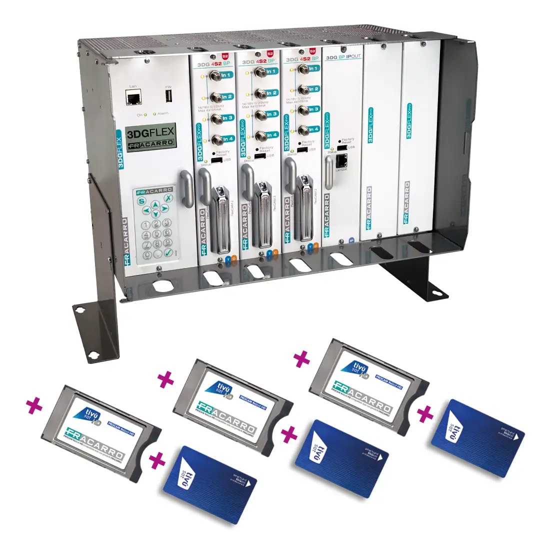 FRACARRO FRA283193 KIT 3-TIVU IP KIT 3DG 12SXIP-3CI