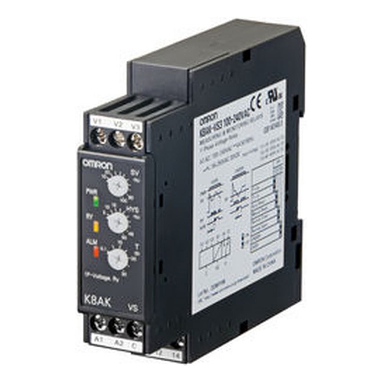 OMRON - OMRK8AKVS224VACDC rele-ContrMonSovrSotTens1Vmax150VOut2SPDT