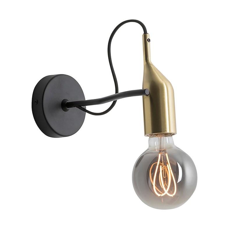 ROSSINI RSSKAR002NOTS APPLIQUE NERO/OTTONE SATINATO E27 IP20