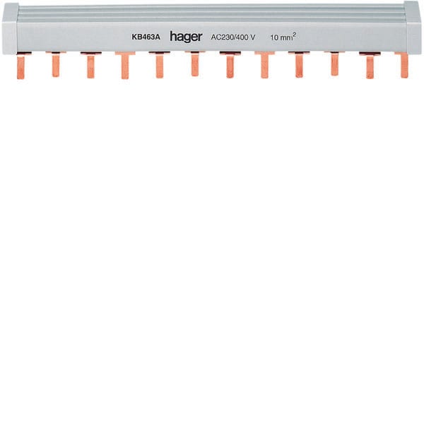 HAGER HAGKB463A BARR. CABLAGGIO 3P + N 12M