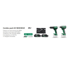 HIKOKI POWER TOOLS HIAKC18DDWGZ KIT DV18DD+WH18DD+2X2AH