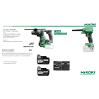 HIKOKI POWER TOOLS - HIAKC18DPARA1 KIT TASSELLATORE DH18DPA+RA18DA SOFFIATO