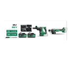 HIKOKI POWER TOOLS HIAKCIT2MV4B4 KIT DH3628DC+G1813DA+2XMVA
