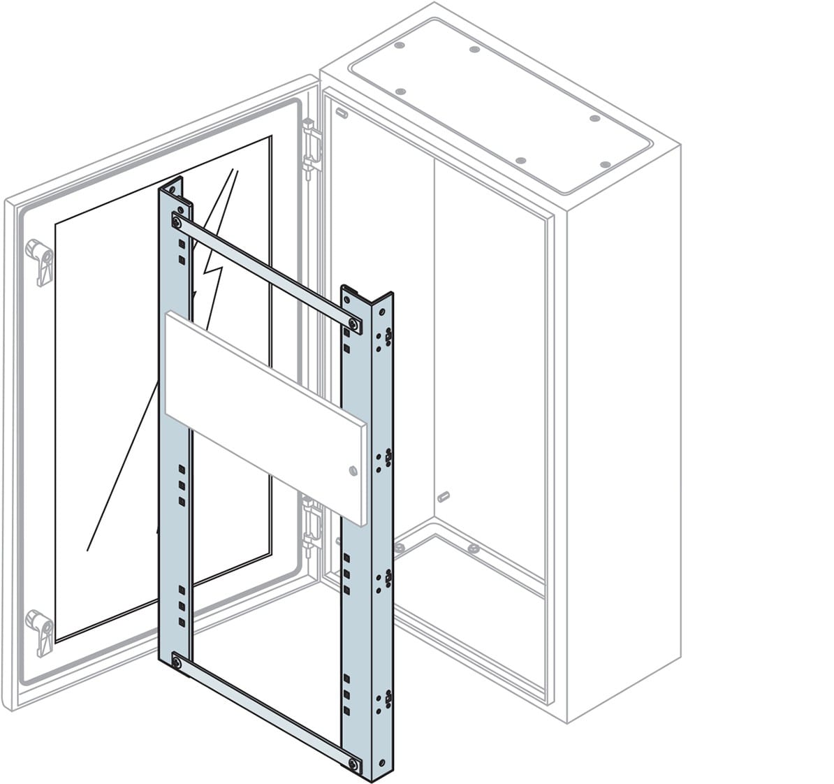 ABB SPA ABBKD1280K SUPP.MONT.PAN.DIN 1200X800MM (HXL)