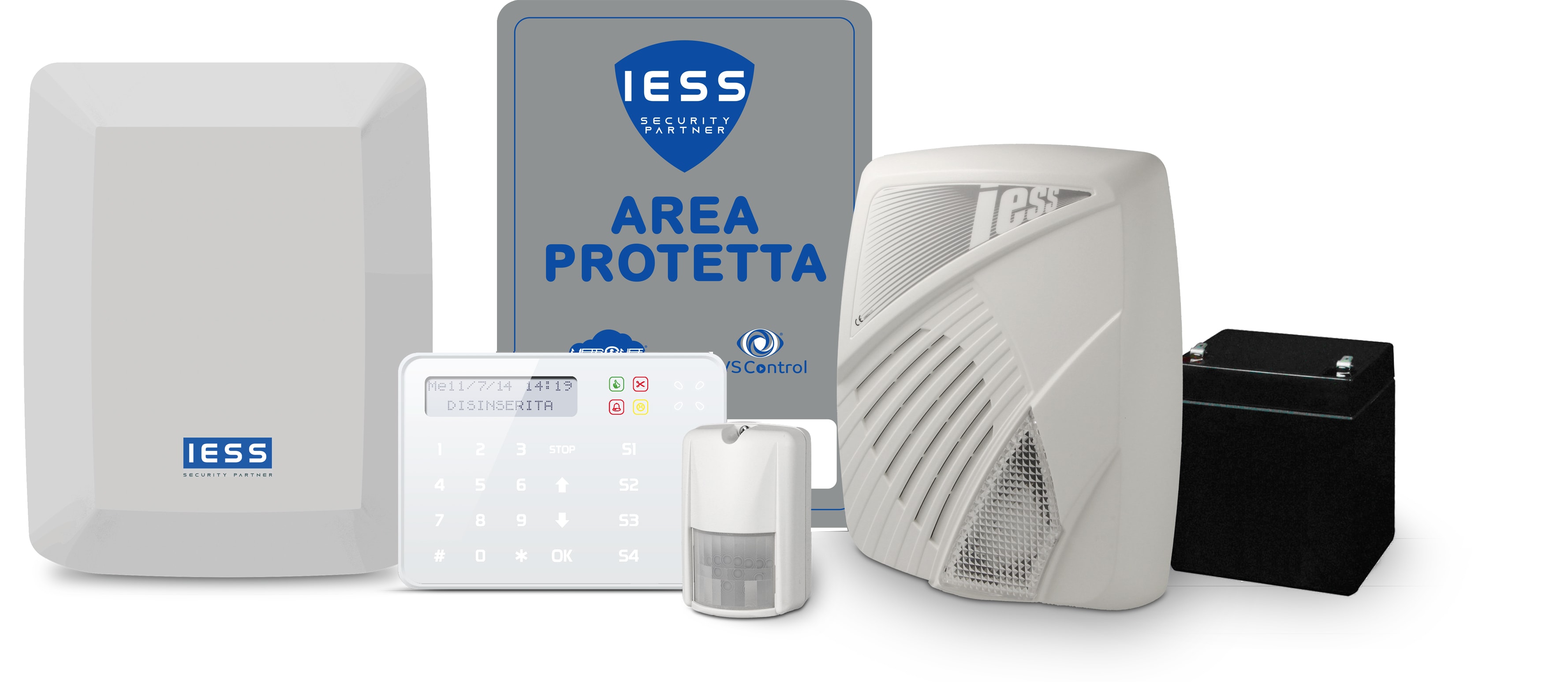 IESS SRL - EAAKIT3404 KIT CABLATO CON CENTRALE F24