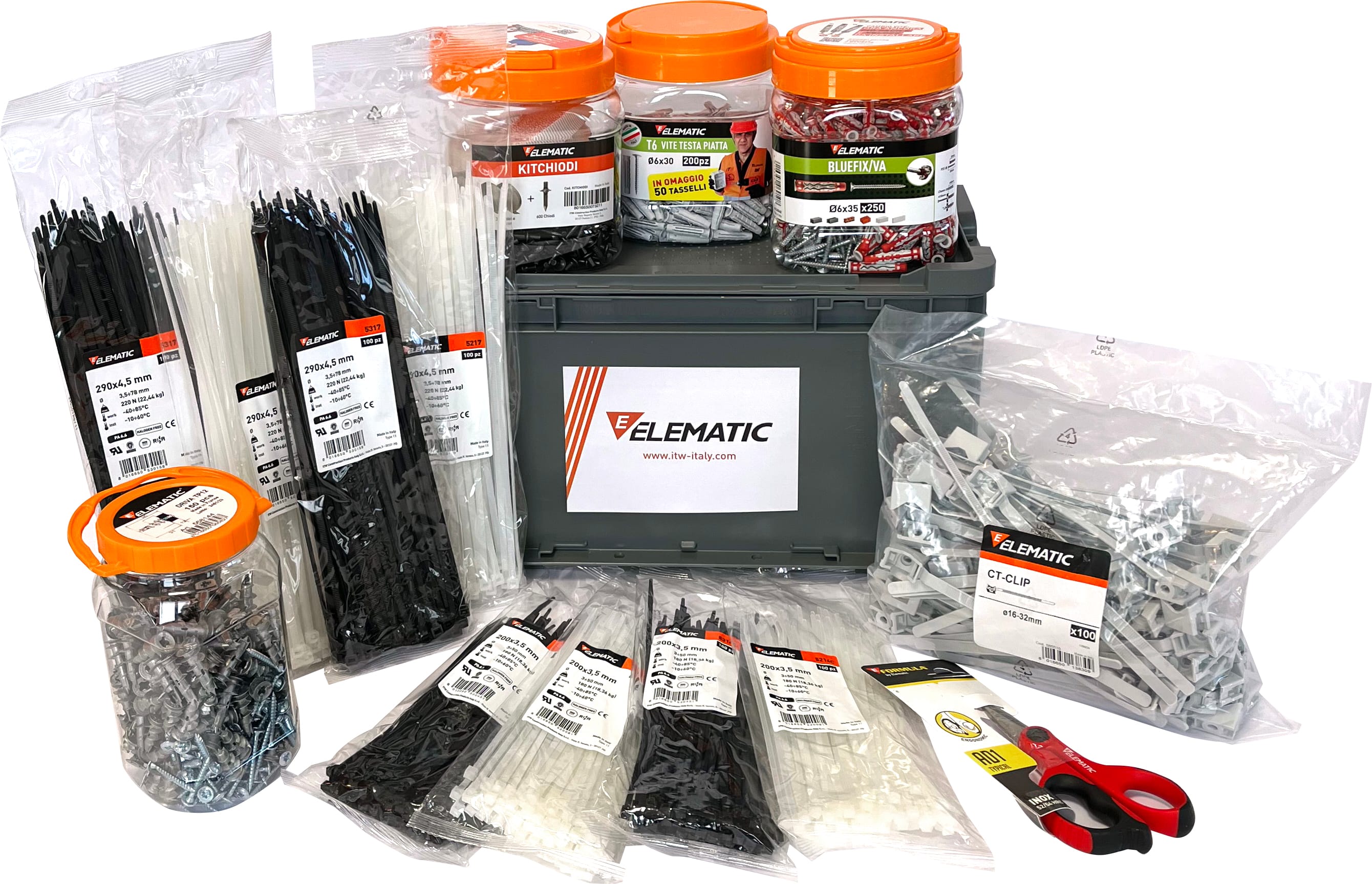 ELEMATIC SPIT ITPKITCASSETTA-EL02 KIT INDISPENSABILI ELETTIRCO 2