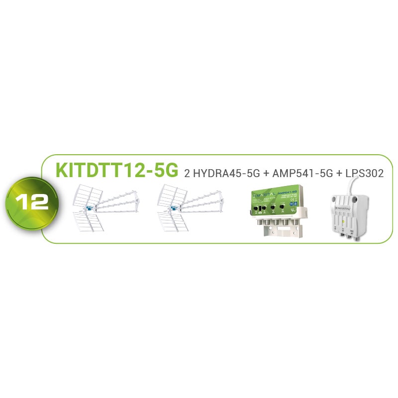 FTE MAXIMAL ITALIA S FTEKITDTT12-5G KITDTT12-5G 2 HYDRA45-5G+AMP541-5G+LPS30
