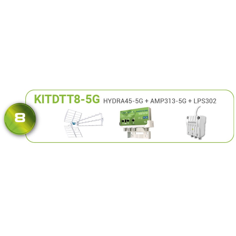 FTE MAXIMAL ITALIA S FTEKITDTT8-5G KITDTT8-5G HYDRA45-5G+AMP313-5G+LPS302