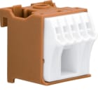 HAGER - HAGKN06P MORSETTIERA FASE QUICKCONNECT 6 CONNESS