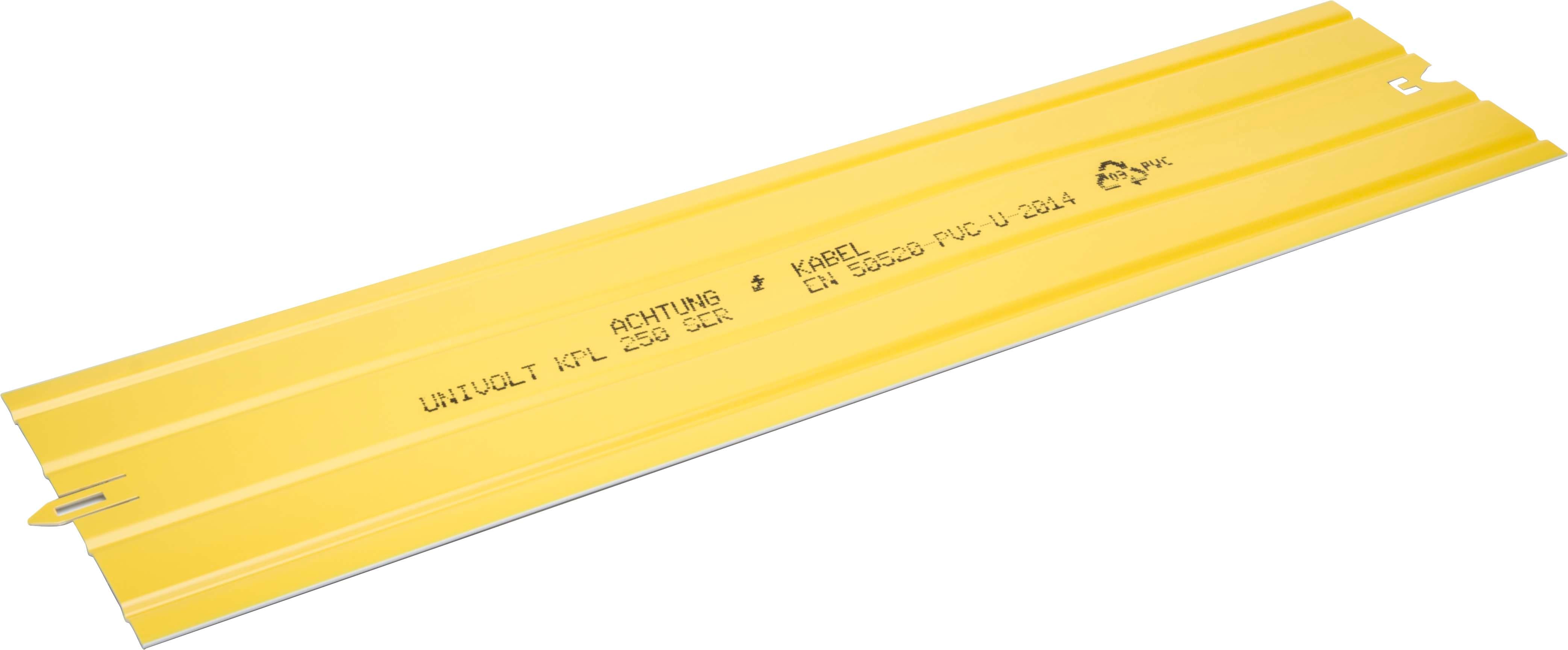 DIETZEL DIE032789 PVC-Kabelabdeckplatte, gelb, 200x1000 mm