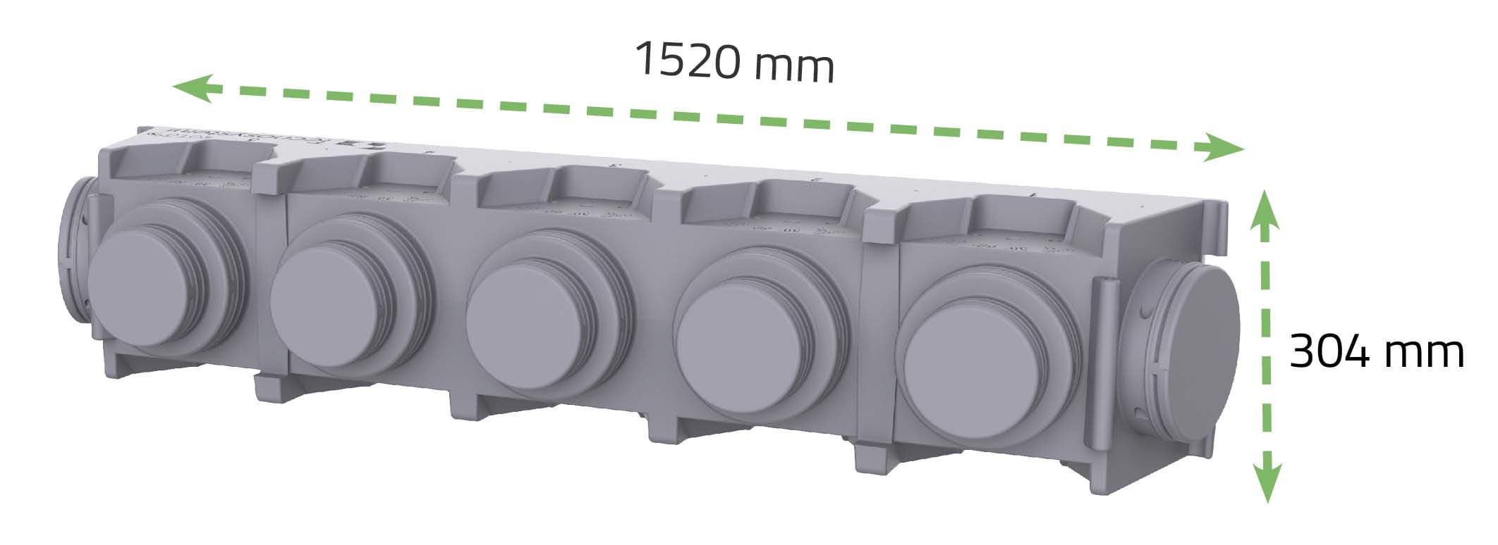TECNOSYSTEMI SPA SOC - TNSPWD400178 PLENUM EOLO IN POLISTIRENE MOD.C5 PER AE