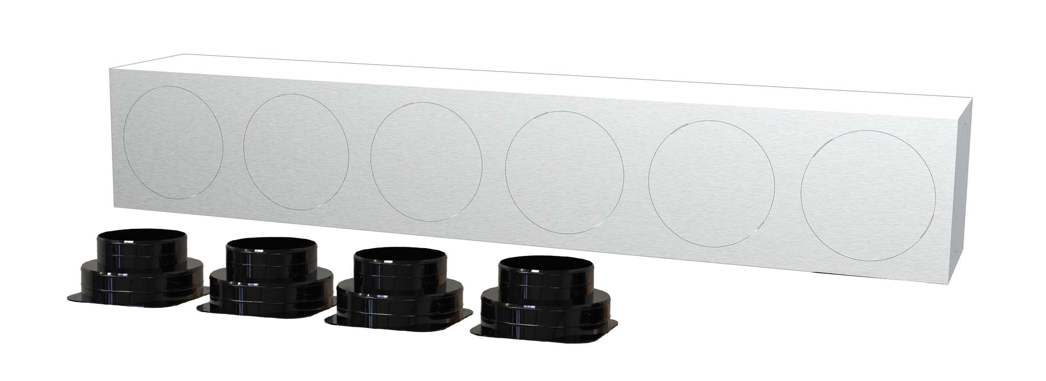 TECNOSYSTEMI SPA SOC - TNSPWD300447 KIT SVELTO 4 ZONE D150 PLENUM IN LAMIER