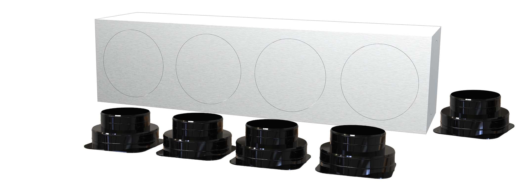 TECNOSYSTEMI SPA SOC - TNSPWD300646 KIT SVELTO 5 ZONE D200 PLENUM IN LAMIER