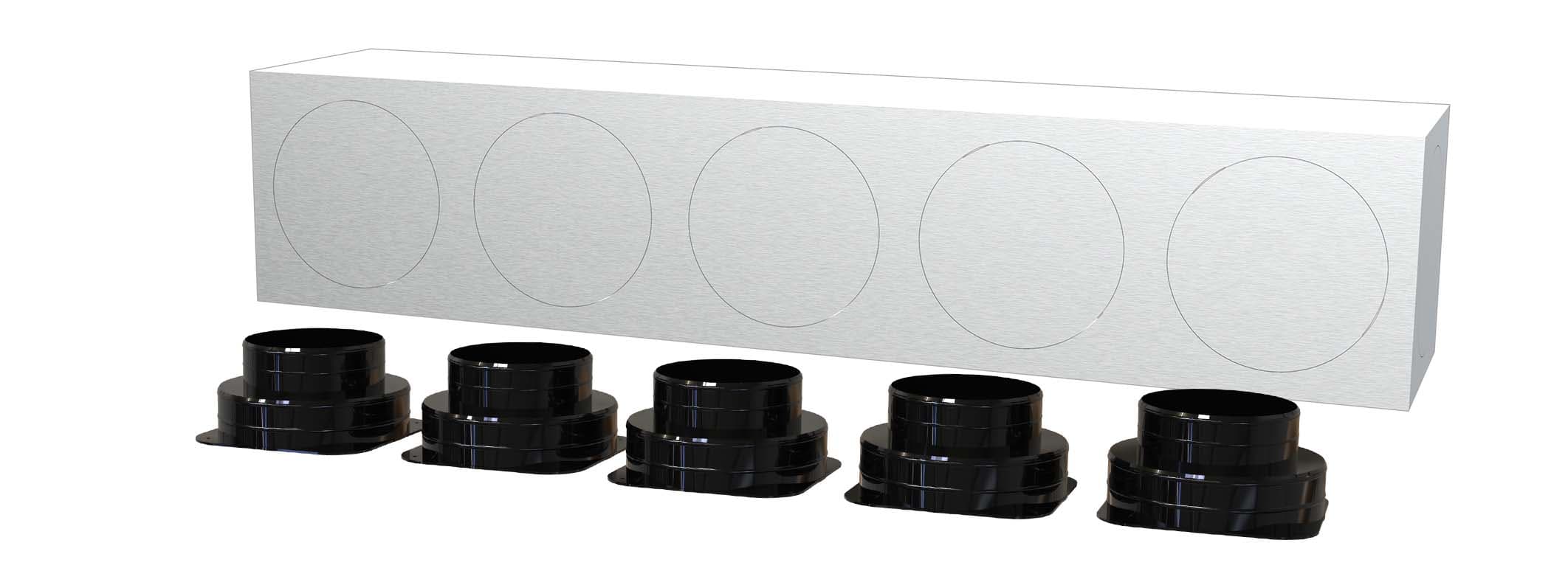 TECNOSYSTEMI SPA SOC - TNS11166045 KIT SVELTO 5 ZONE D150 PLENUM IN LAMIER