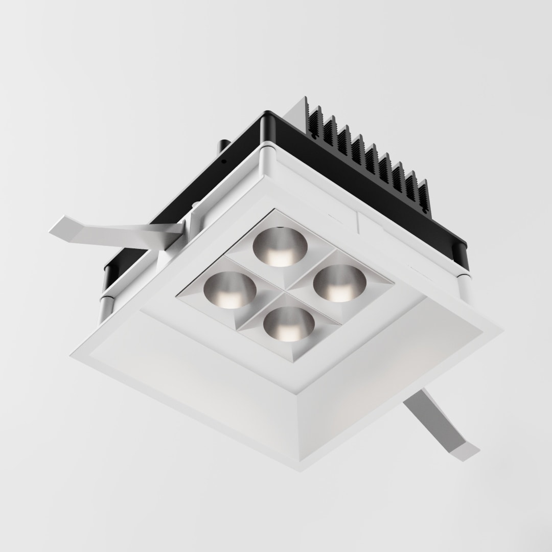 SIDE SPA - SDEKT5880LBCAE RULED Q14 136X136MM 18W 1590LM 3000K IP2